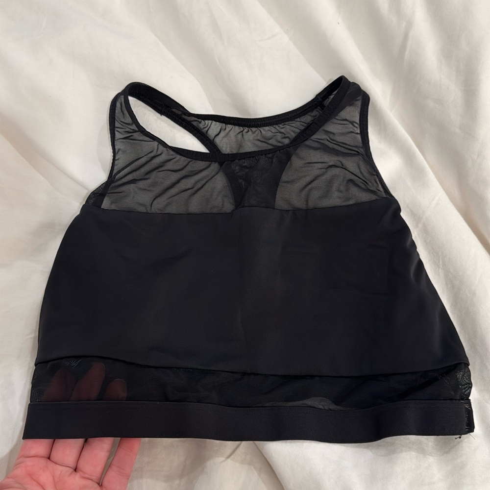 Victoria Sport black mesh sports bra